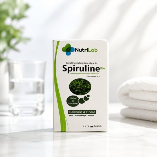 Spiruline Bio – Séchée à Froid 120 Comprimés