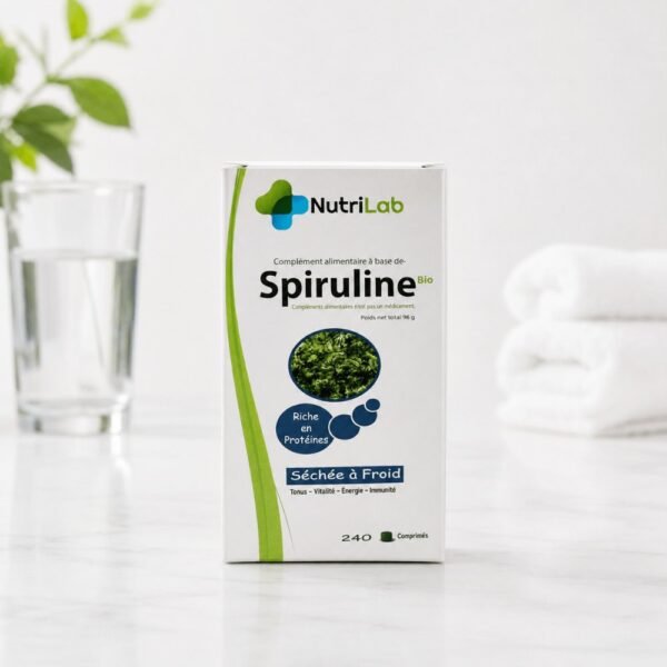 Spiruline Bio – Séchée à Froid 240 Comprimés