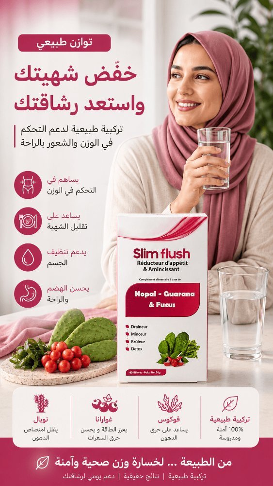 Slim Flush – Réducteur d’Appétit & Amincissant